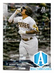 Manny Machado Parallel 2021 Bowman Platinum Ice Foil #62
